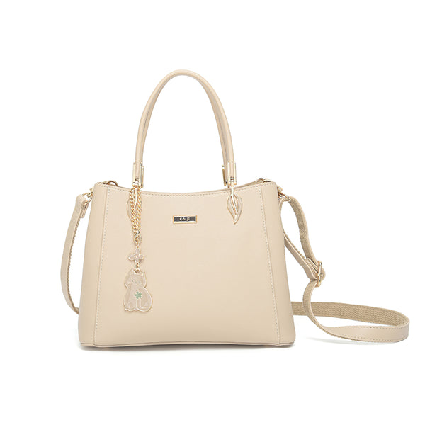 En-ji Solma Handbag - Almond