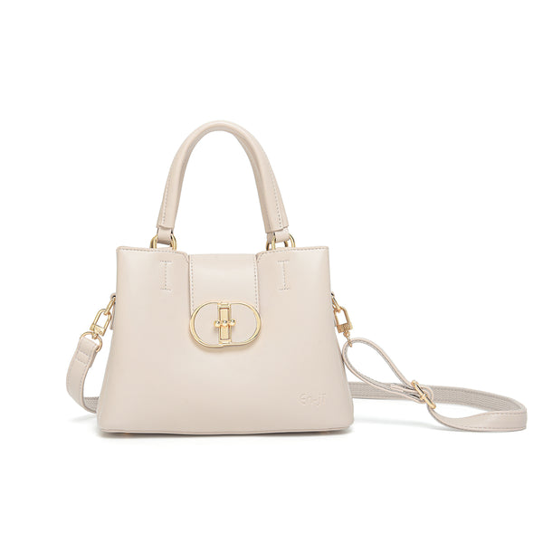 En-ji Soja Handbag - Nude