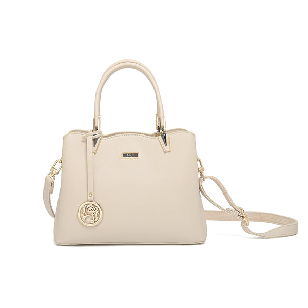 En-ji Yonji Handbag - Cream