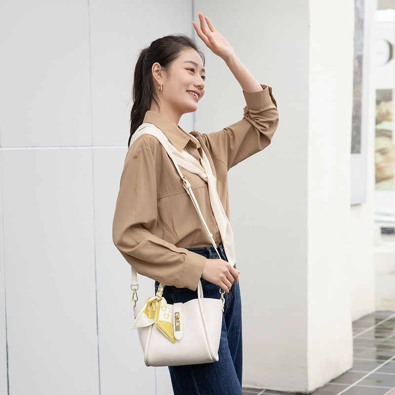 En-ji Sarang Handbag - Khaki