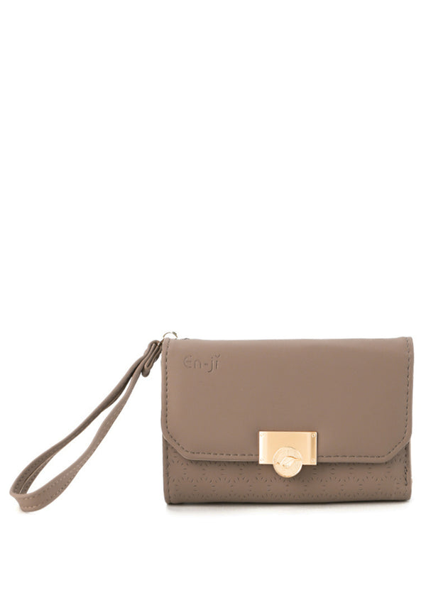 En-ji Suha Wallet - Khaki