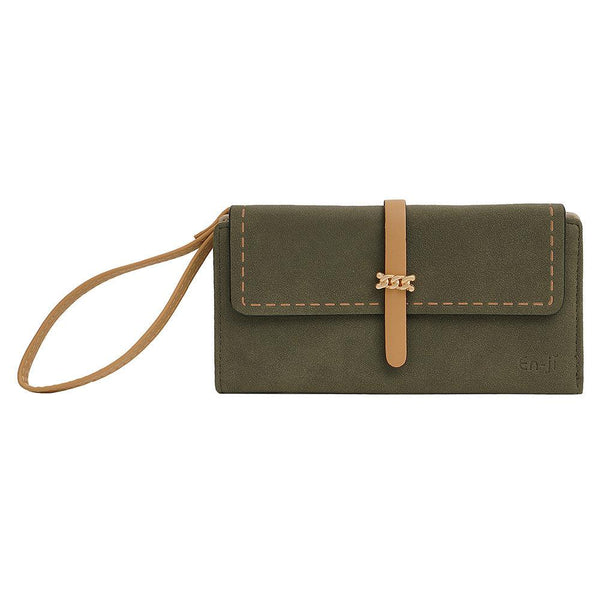 En-ji Sujin Wallet - Olive - EN-JI