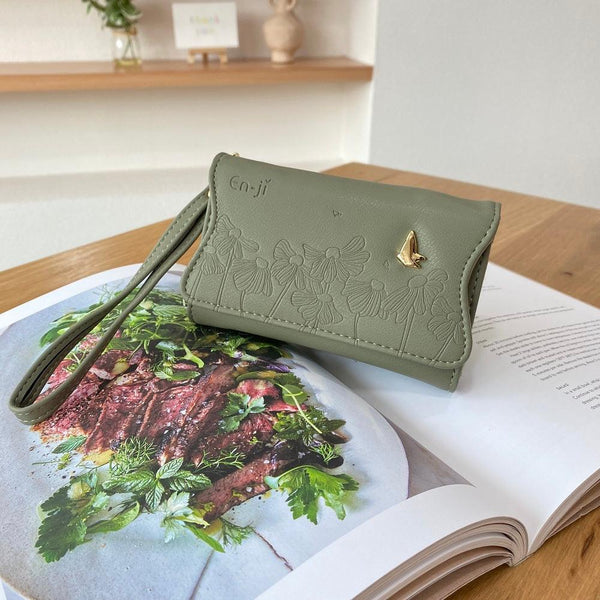 En-ji Daeun Wallet - Olive - EN-JI