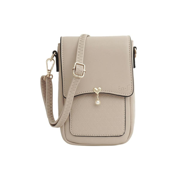 En-ji Sana Wallet - Cream - EN-JI