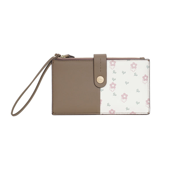 En-ji Naiko Long Wallet - Khaki