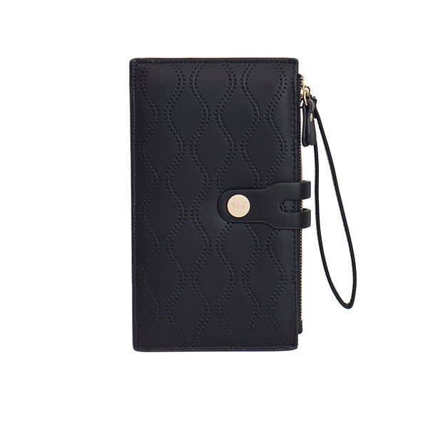 En-ji Kimi Long Wallet - Black