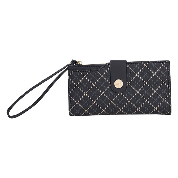 En-ji Furiko Long Wallet - Black