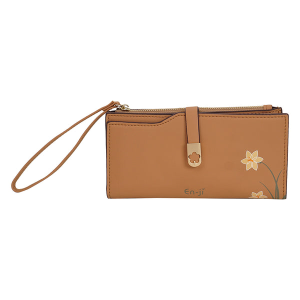 En-ji Minori Long Wallet - Brown