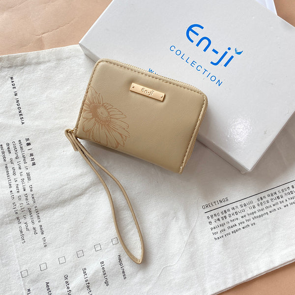 En-ji Reona Wallet - Almond
