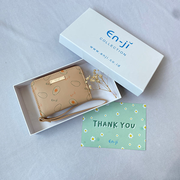 En-ji Maegi Wallet - Apricot