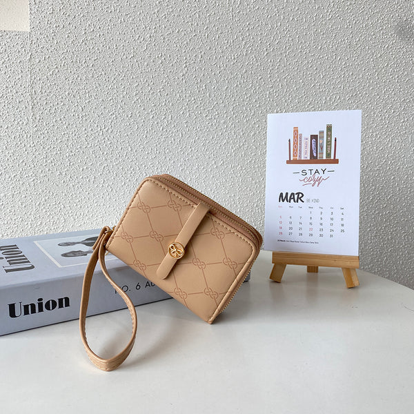 En-ji Daeha Wallet - Camel