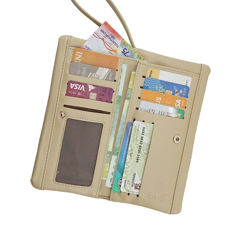 En-ji Daemi Wallet - Cream