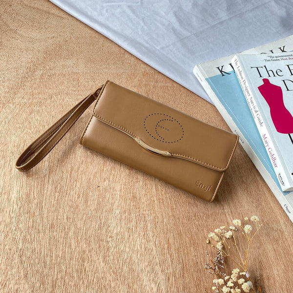 En-ji Yonmi Wallet - Brown