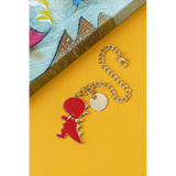 En-ji Dino Bag Charm - Red - EN-JI