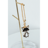 En-ji Foxy Bag Charm - Black - EN-JI