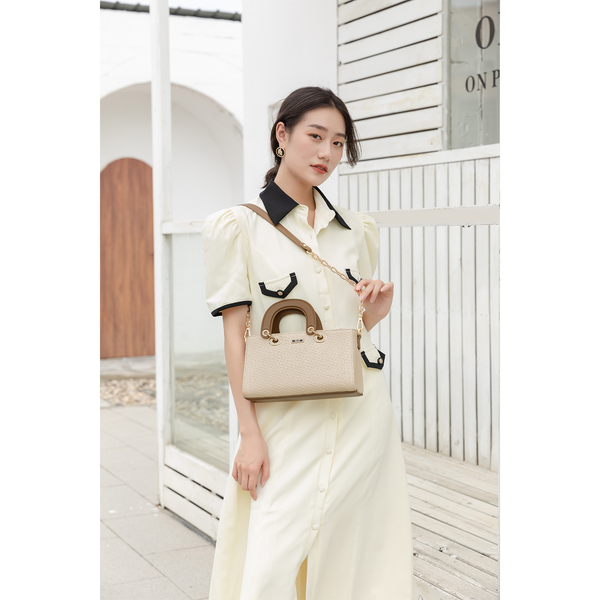 En-ji Injoo Handbag - Khaki