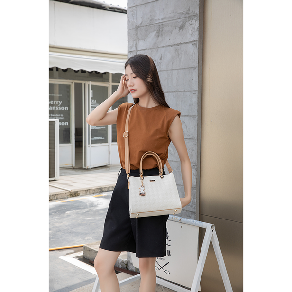 En-ji Shinji Handbag - Khaki