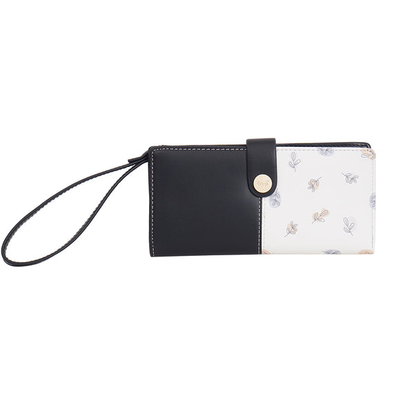 En-ji Yuko Long Wallet - Black