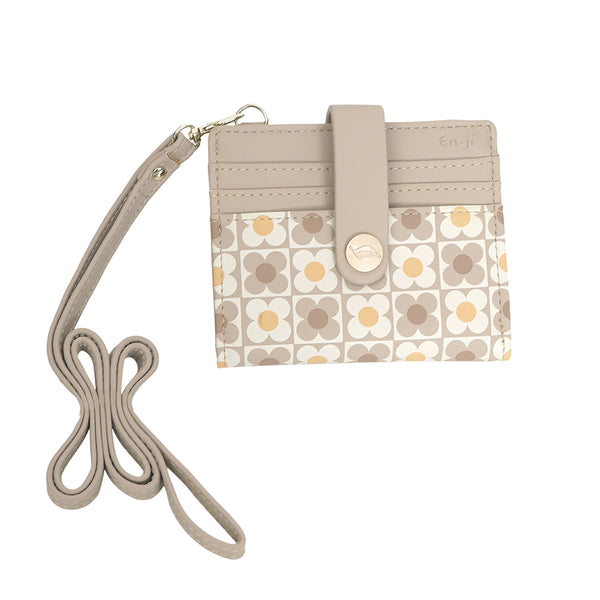 En-ji Tori Card Wallet - Cream